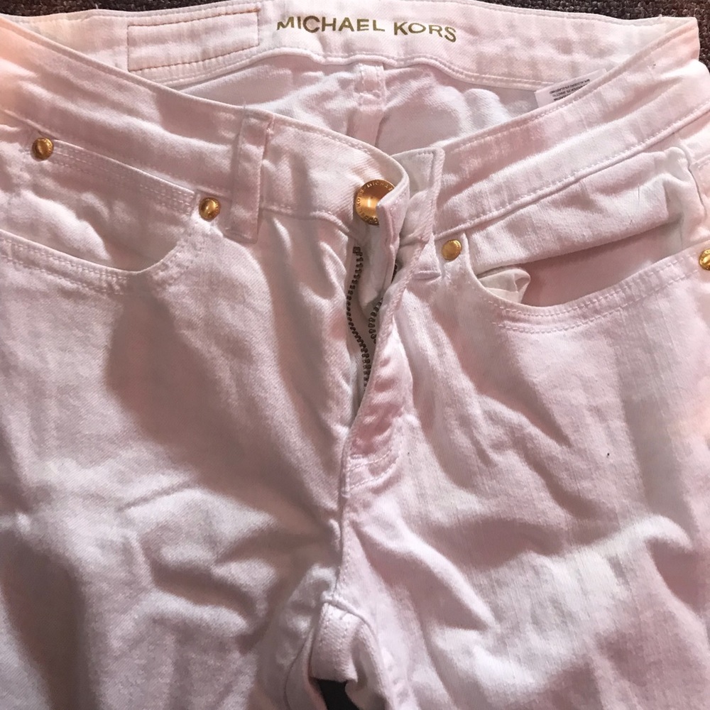 Michael kors white jeans